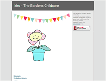 Tablet Screenshot of gardenschildcare.co.uk